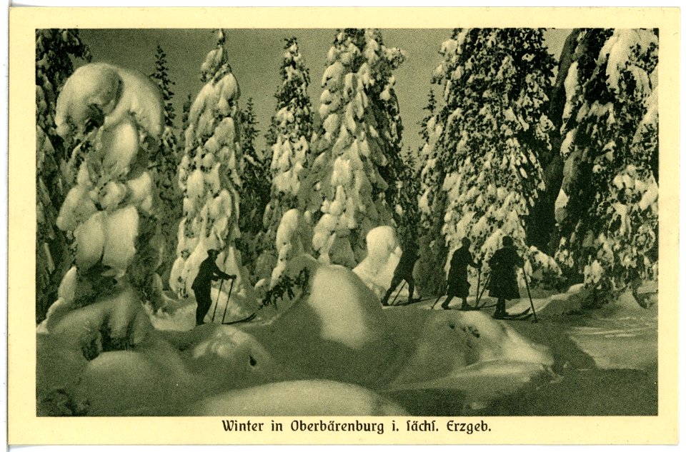 21389-Oberbärenburg-1919-im Winter-Brück & Sohn Kunstverlag