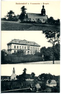 20917-Burkersdorf (Frauenstein)-1918-Ortsansichten-Brück & Sohn Kunstverlag