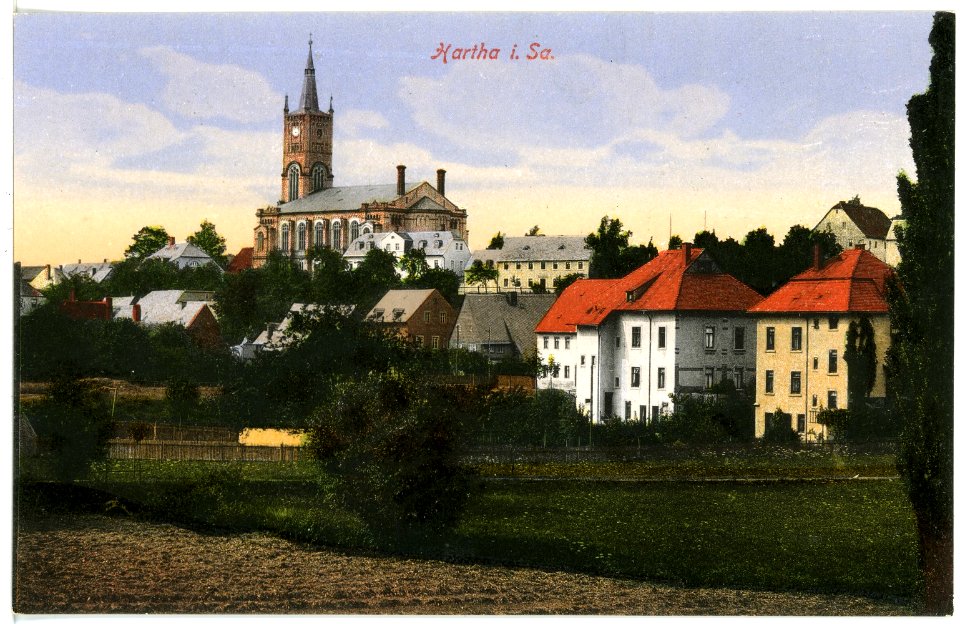 16888-Hartha-1913-Kirche-Brück & Sohn Kunstverlag
