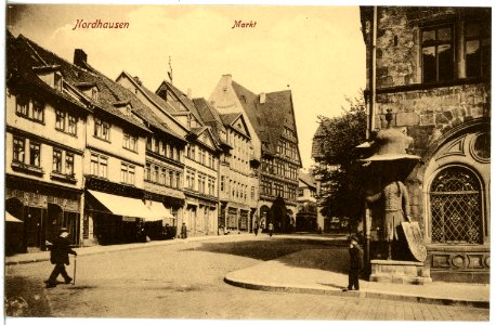 21346-Nordhausen-1919-Markt-Brück & Sohn Kunstverlag