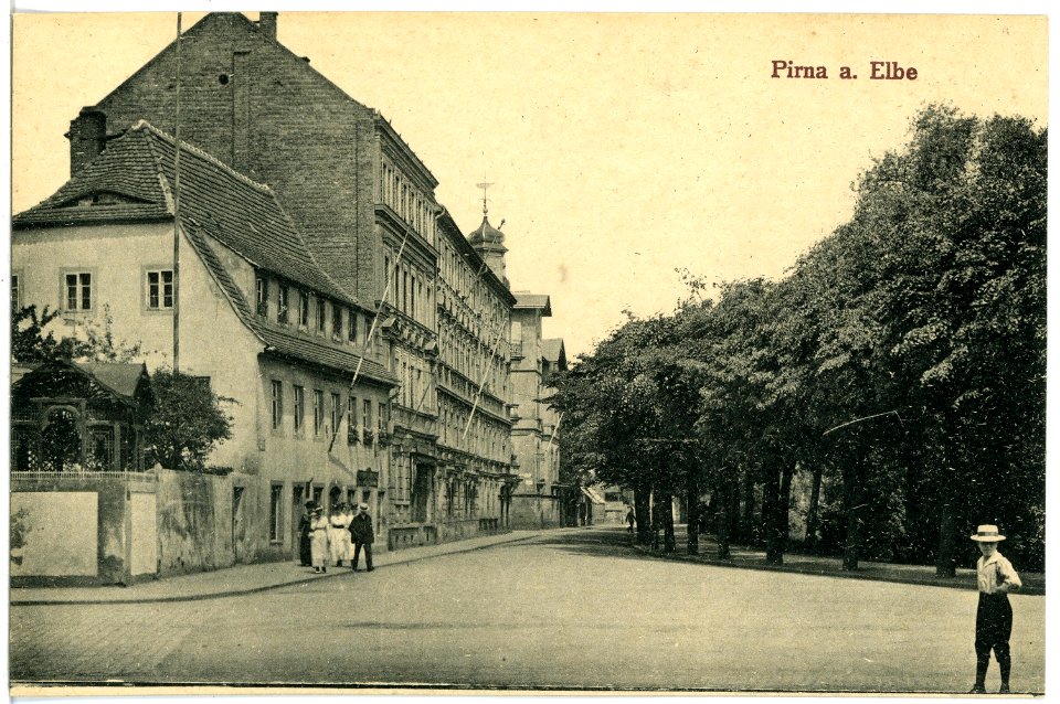 20666-Pirna-1917-Straße-Brück & Sohn Kunstverlag