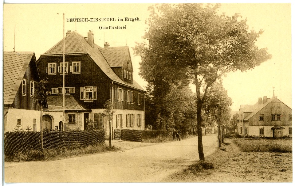 21113-Deutsch-Einsiedel-1919-Oberförsterei-Brück & Sohn Kunstverlag