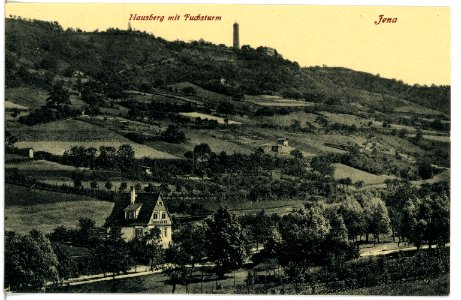 21243-Jena-1919-Hausberg mit Fuchsturm-Brück & Sohn Kunstverlag