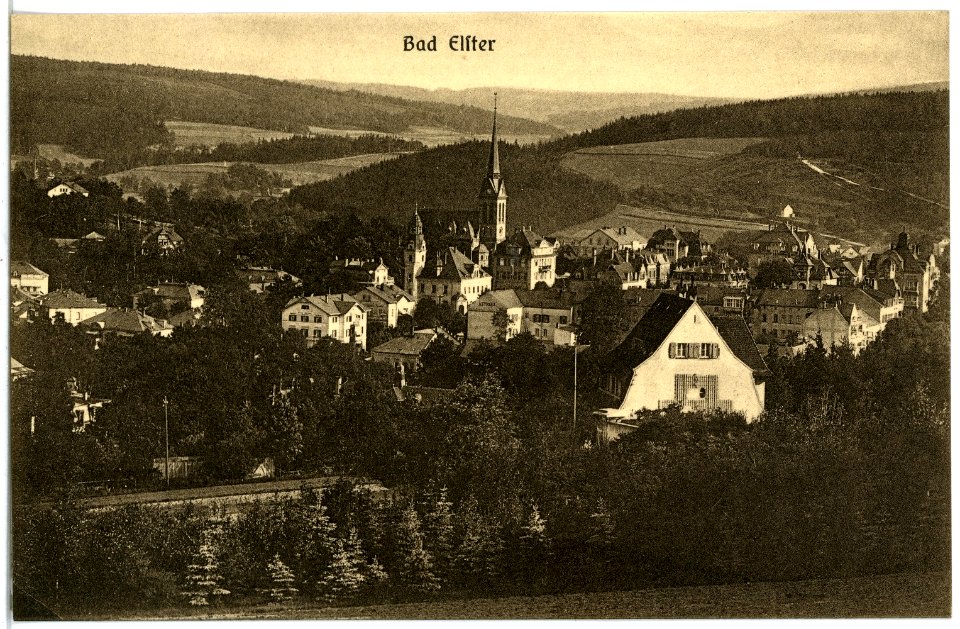 20529-Bad Elster-1917-Blick auf Bad Elster-Brück & Sohn Kunstverlag