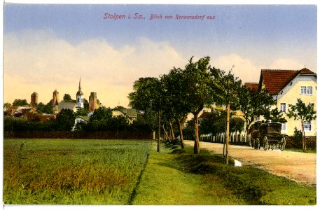 16859-Stolpen-1913-Blick von Rennersdorf aus-Brück & Sohn Kunstverlag