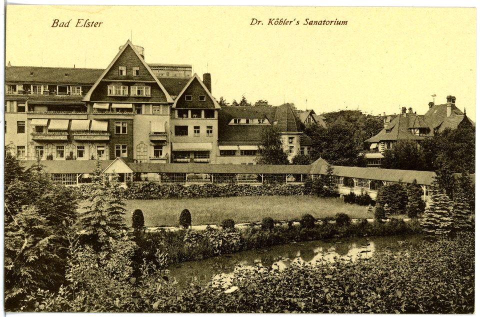 20523-Bad Elster-1917-Dr. Köhlers Sanatorium-Brück & Sohn Kunstverlag