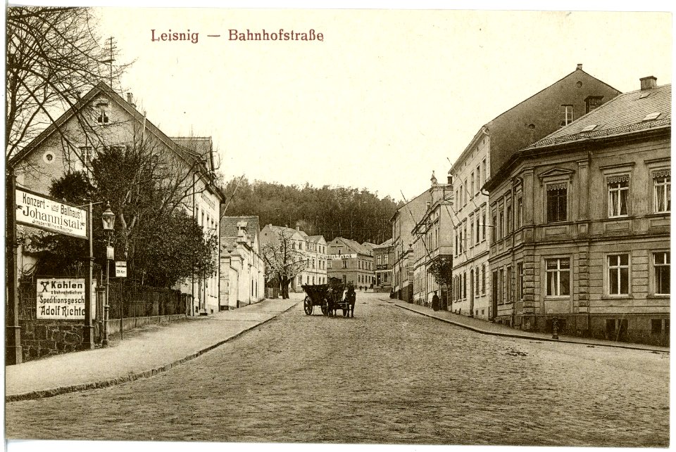 20562-Leisnig-1917-Bahnhofstraße-Brück & Sohn Kunstverlag