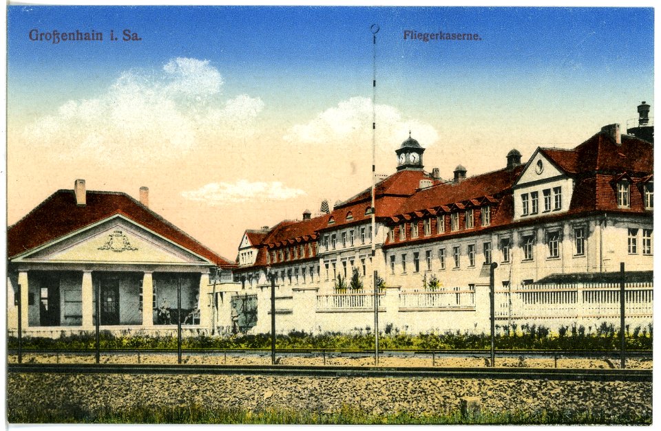 20892-Großenhain-1918-Fliegerkaserne-Brück & Sohn Kunstverlag