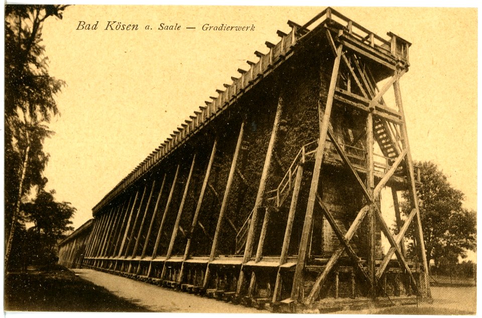 20979-Bad Kösen-1918-Gradierwerk-Brück & Sohn Kunstverlag