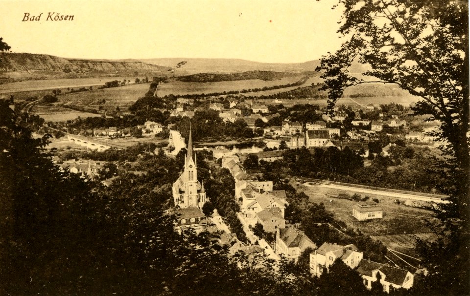 20976-Bad Kösen-1918-Blick auf Bad Kösen-Brück & Sohn Kunstverlag