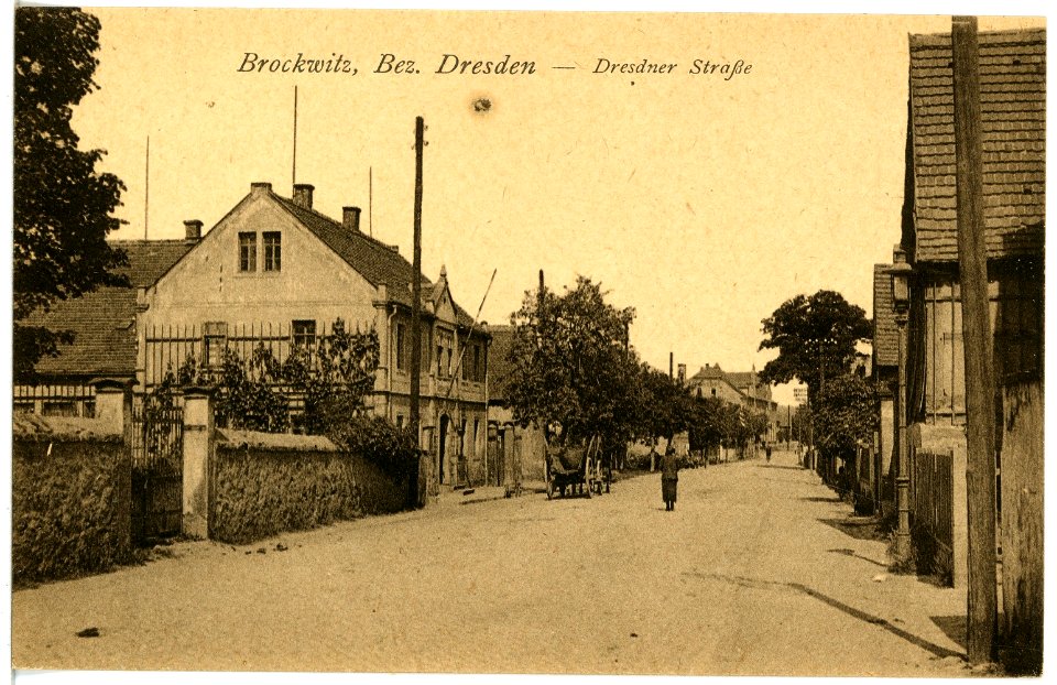 20993-Brockwitz-1918-Dresdner Straße-Brück & Sohn Kunstverlag