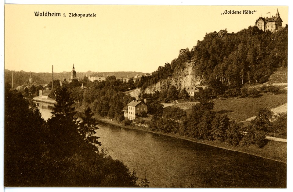 16516-Waldheim-1913-Goldene Höhe-Brück & Sohn Kunstverlag