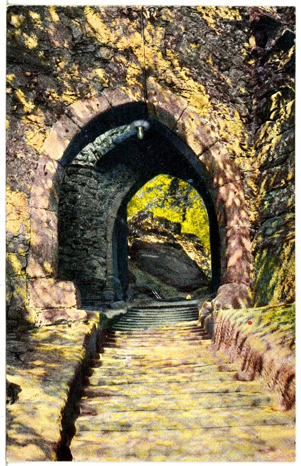 21333-Oybin-1919-Oberes Eingangstor-Brück & Sohn Kunstverlag