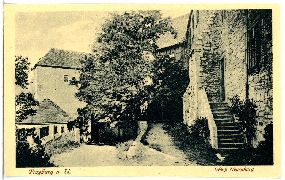21190-Freyburg - Unstr.-1919-Schloß Neuenburg-Brück & Sohn Kunstverlag