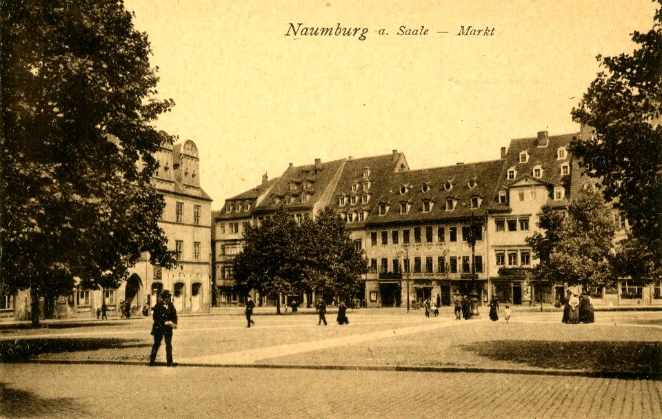 20964-Naumburg-1918-Markt-Brück & Sohn Kunstverlag