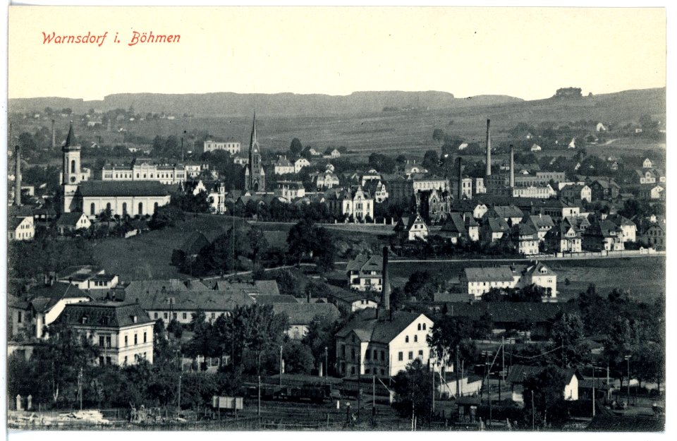 16906-Warnsdorf-1913-Blick auf Warnsdorf-Brück & Sohn Kunstverlag