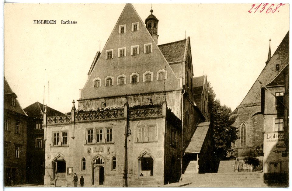 21368-Eisleben-1919-Rathaus-Brück & Sohn Kunstverlag
