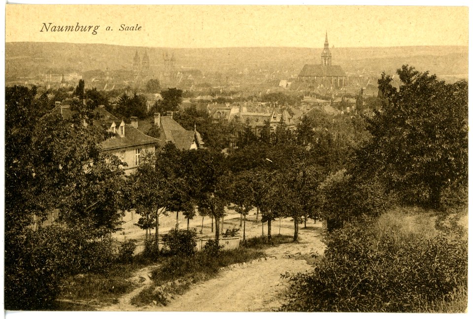 20960-Naumburg-1918-Blick auf Naumburg-Brück & Sohn Kunstverlag
