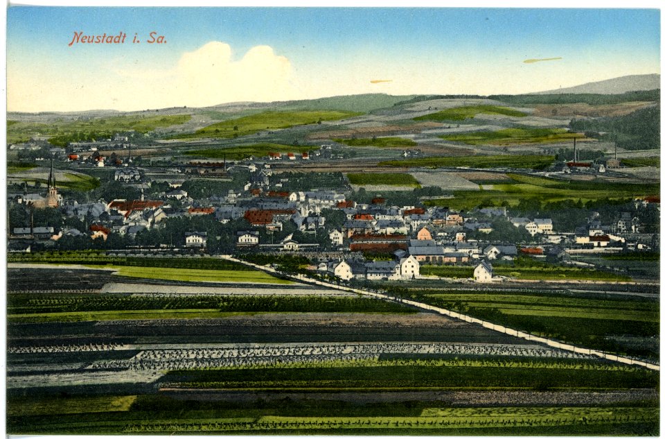 16810-Neustadt-1913-Blick auf Neustadt-Brück & Sohn Kunstverlag