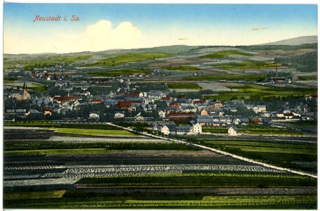 16810-Neustadt-1913-Blick auf Neustadt-Brück & Sohn Kunstverlag
