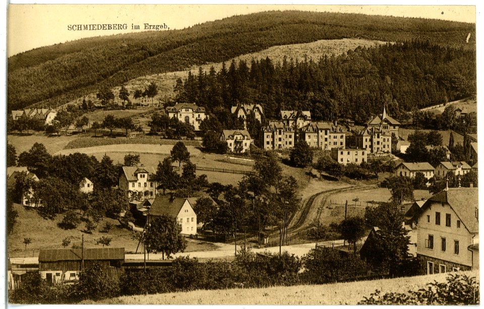 21280-Schmiedeberg-1919-Blick auf Schmiedeberg-Brück & Sohn Kunstverlag