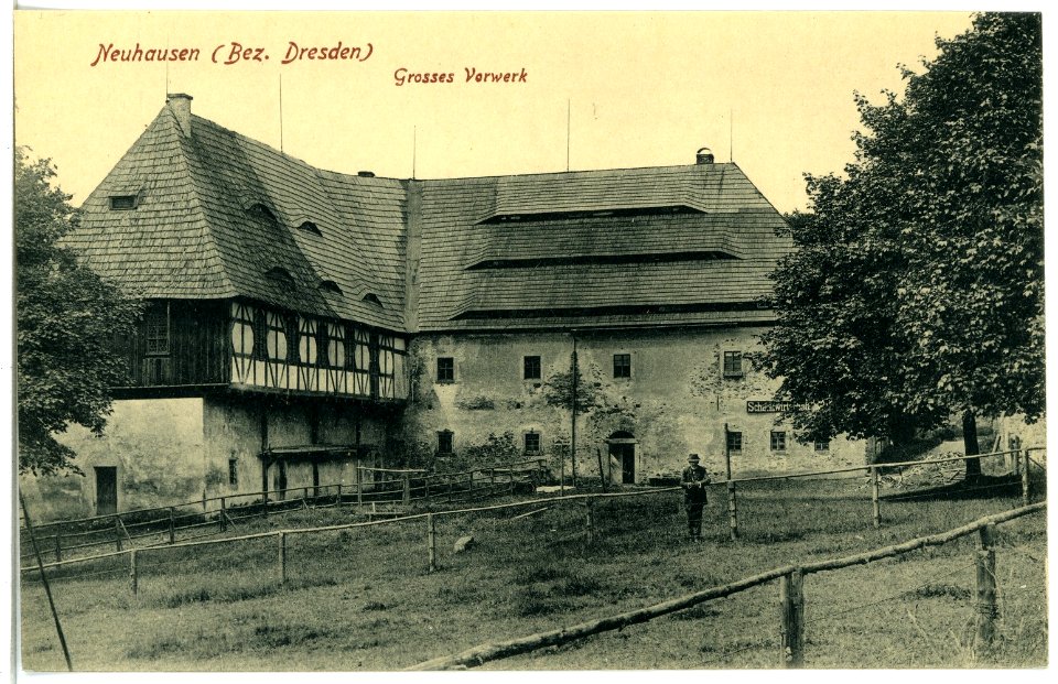 21137-Neuhausen-1919-Großes Vorwerk-Brück & Sohn Kunstverlag