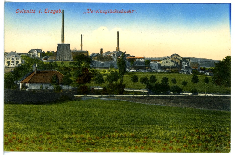 16959-Oelsnitz-1913-Vereinsglücksschacht-Brück & Sohn Kunstverlag