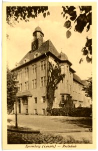 20954-Spremberg-1918-Realschule-Brück & Sohn Kunstverlag