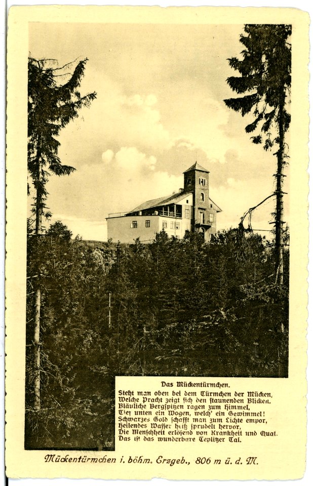 17486-Mückentürmchen-1914-Bei Krupka (Graupen)-Brück & Sohn Kunstverlag