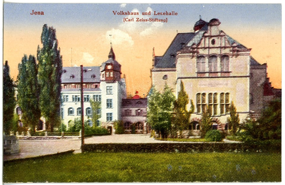 21240-Jena-1919-Volkshaus und Lesehalle-Brück & Sohn Kunstverlag