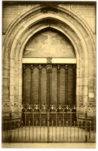 16780-Wittenberg-1913-Die Thesentür an der Schloßkirche-Brück & Sohn Kunstverlag