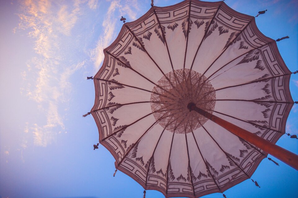 Umbrella sky clouds