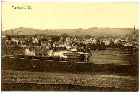16869-Neustadt-1913-Blick auf Neustadt-Brück & Sohn Kunstverlag