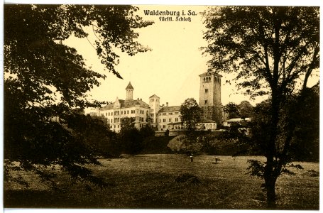 16543-Waldenburg-1913-Fürstliches Schloß-Brück & Sohn Kunstverlag