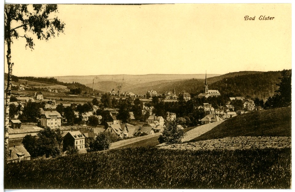 20987-Bad Elster-1918-Blick auf Bad Elster-Brück & Sohn Kunstverlag