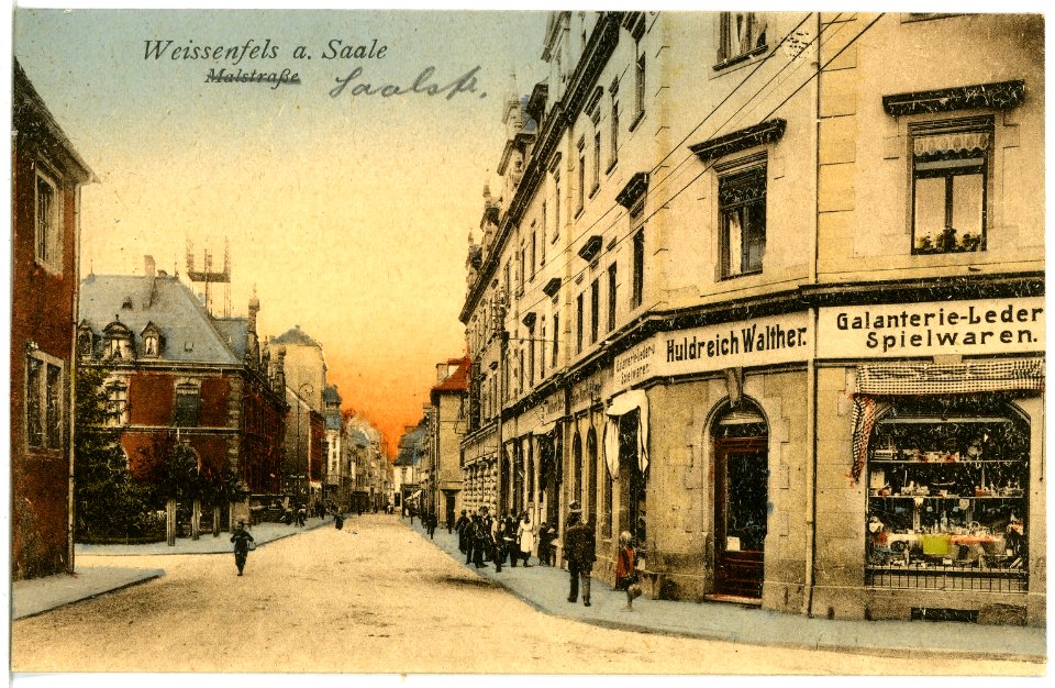 21219-Weißenfels-1919-Saalstraße-Brück & Sohn Kunstverlag