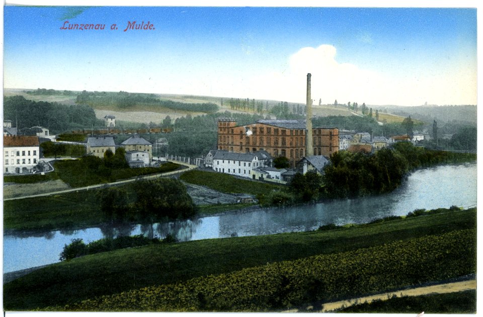 16561-Lunzenau-1913-Blick auf Lunzenau-Brück & Sohn Kunstverlag