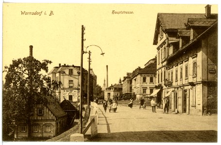 16883-Warnsdorf-1913-Hauptstraße-Brück & Sohn Kunstverlag