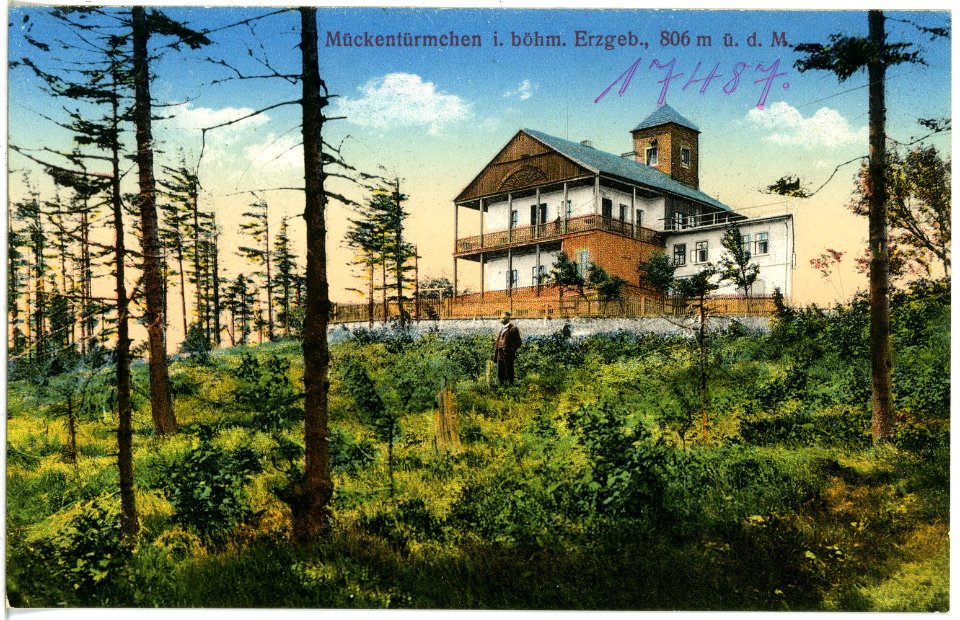 17487-Mückentürmchen-1914-Bei Krupka (Graupen)-Brück & Sohn Kunstverlag