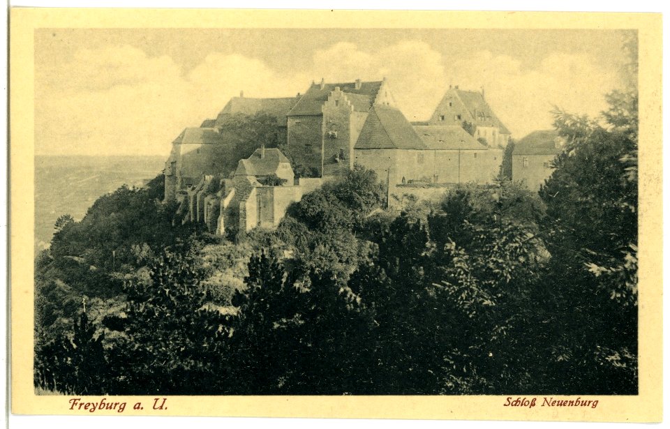 21187-Freyburg - Unstr.-1919-Schloß Neuenburg-Brück & Sohn Kunstverlag