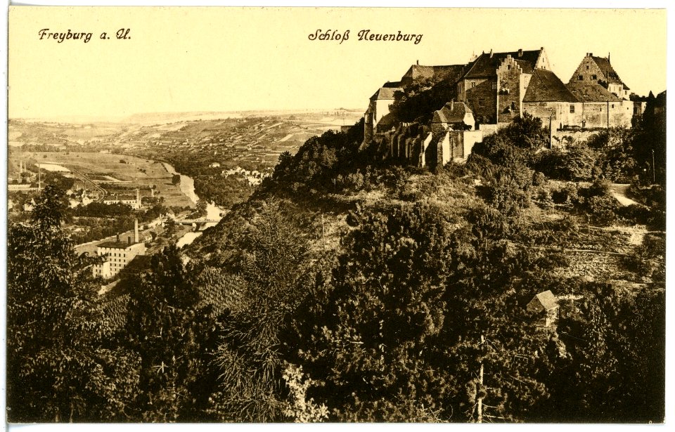 21200-Freyburg - Unstr.-1919-Schloß Neuenburg-Brück & Sohn Kunstverlag