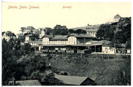 16982-Sebnitz-1913-Bahnhof-Brück & Sohn Kunstverlag