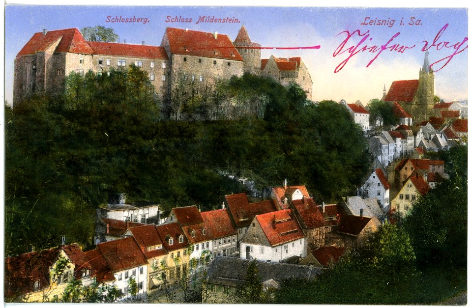 17384-Leisnig-1914-Schloß Mildenstein-Brück & Sohn Kunstverlag