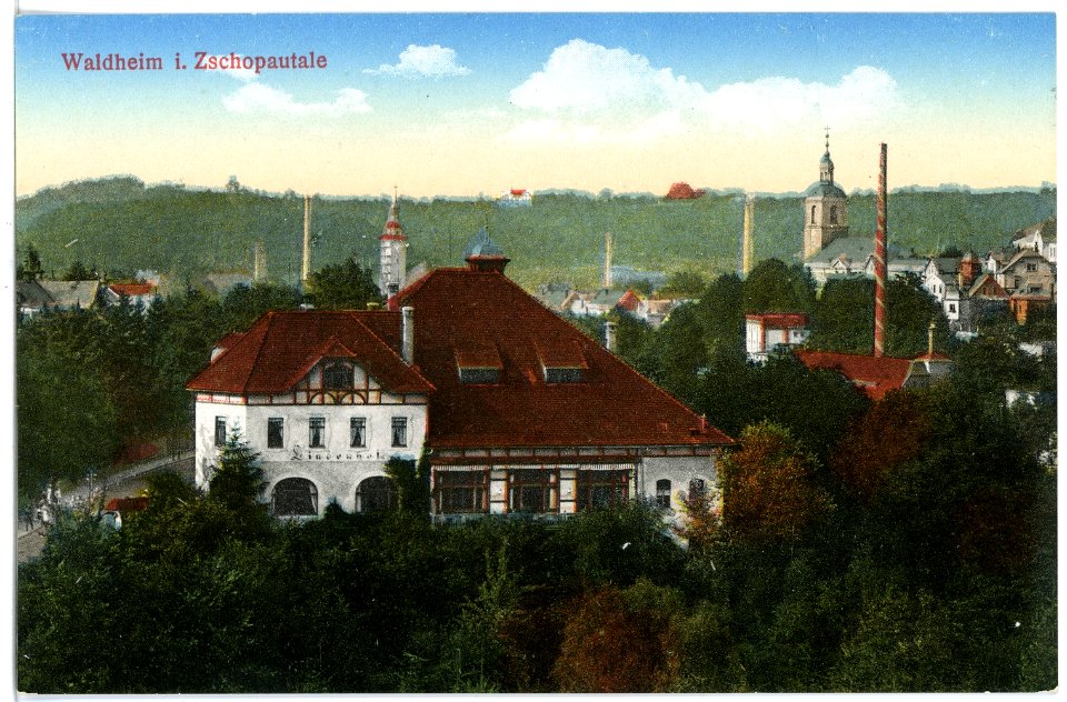 17482-Waldheim-1914-Blick auf Waldheim-Brück & Sohn Kunstverlag