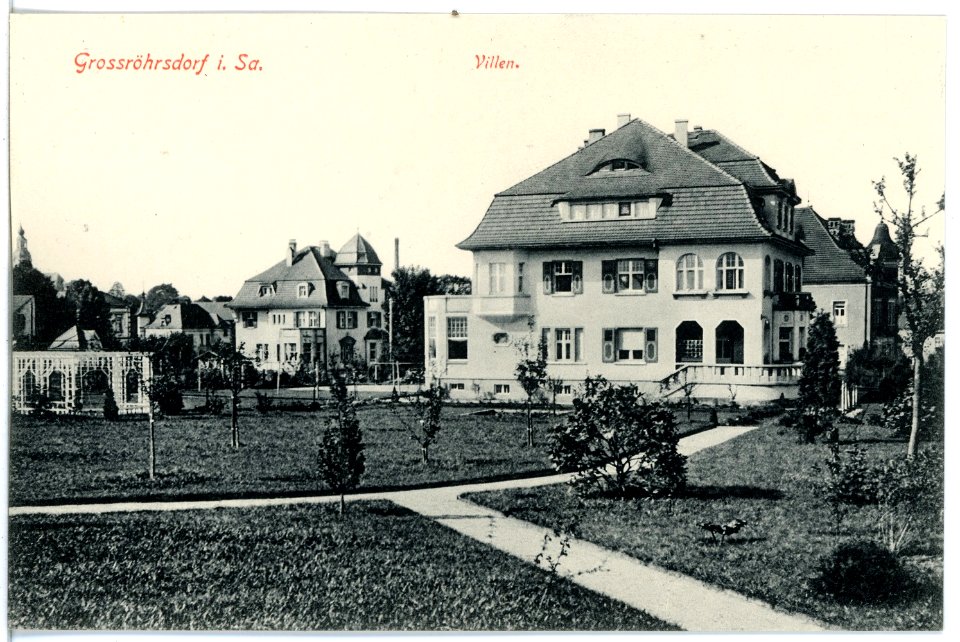 16847-Großröhrsdorf-1913-Villen-Brück & Sohn Kunstverlag