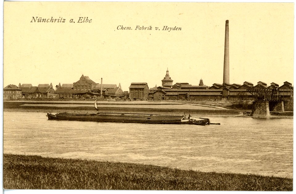 18888-Nünchritz-1915-Chemische Fabrik von Heyden-Brück & Sohn Kunstverlag