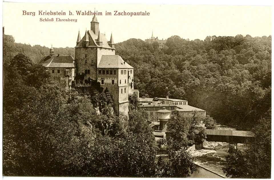 16596-Kriebstein-1913-Burg Kriebstein und Schloß Ehrenberg-Brück & Sohn Kunstverlag