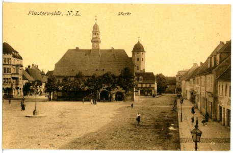 20936-Finsterwalde-1918-Markt-Brück & Sohn Kunstverlag