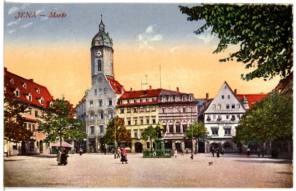 21227-Jena-1919-Markt-Brück & Sohn Kunstverlag