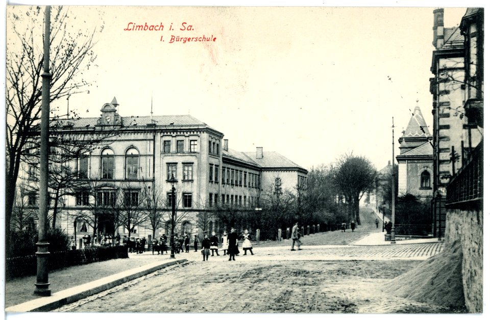 17443-Limbach-1914-1. Bürgerschule-Brück & Sohn Kunstverlag